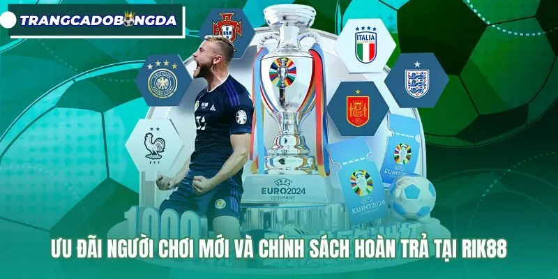 Chương trình ưu đãi nạp đầu cùng tỷ lệ hoàn trả Rik88
